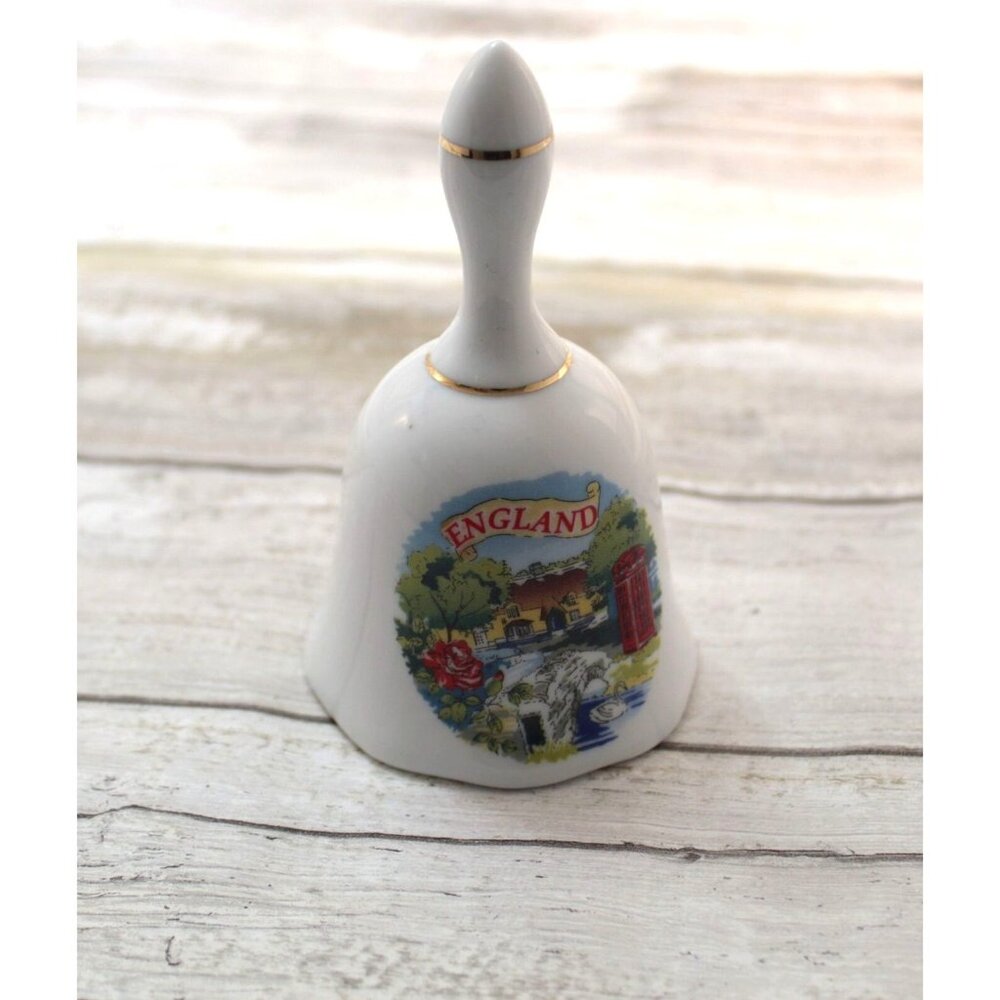 Collectable Vintage ENGLAND Souvenir‎ Bell 4" Tall